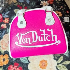 Von Dutch Vibrant Pink Mini Bag
